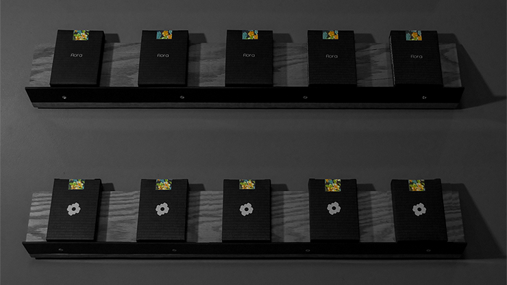 Limited Edition Black Flora Playing Cards