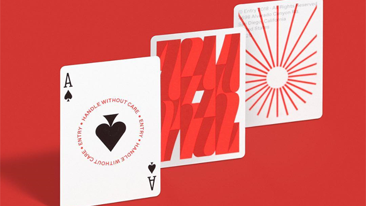 SYNCSPIKE Casual V2 Playing Cards With Deck Sleeve - Minimalist Design By Paul Robaia, USPCC Printed - View #2