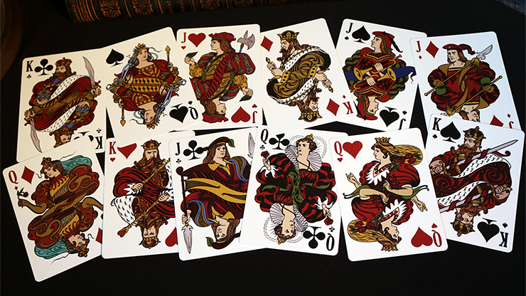 Intaglio Blue Playing Cards
