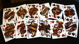 Intaglio Blue Playing Cards