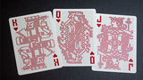 Red Labyrinth Playing Cards (Numbered and Sealed)