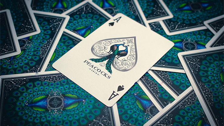 Limited Edition Peacocks Playing Cards