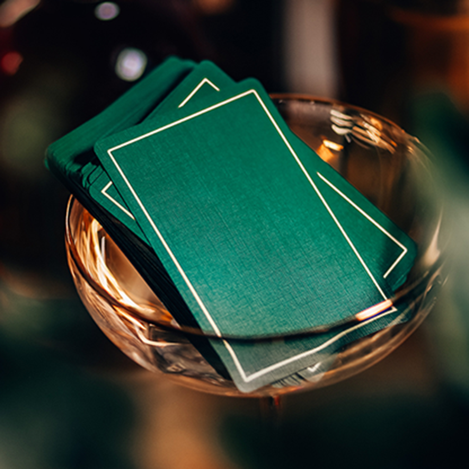 NOC Out: Green and Gold Playing Cards