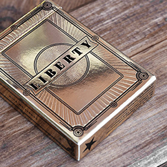 Liberty Playing Cards (Gold) Limited Edition – SYNCSPIKE